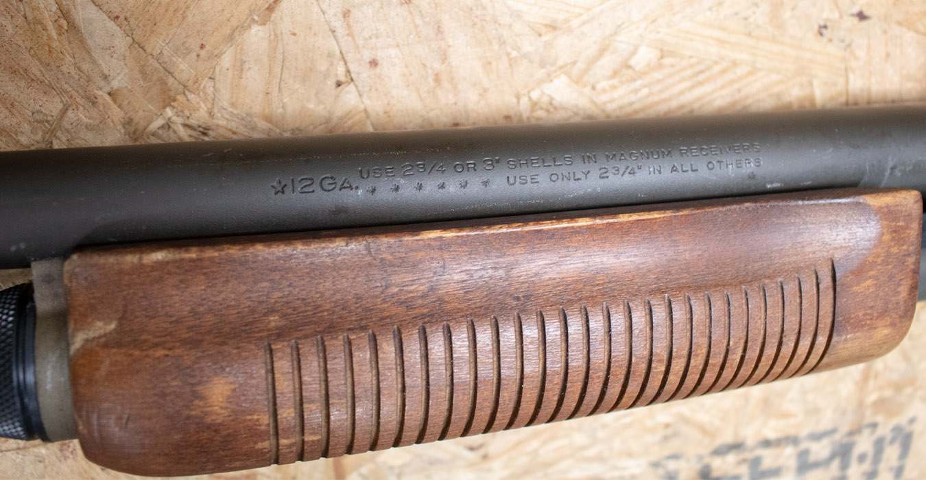 REMINGTON 870 Magnum 12 Gauge Police Trade-In Shotguns with Wood Stock